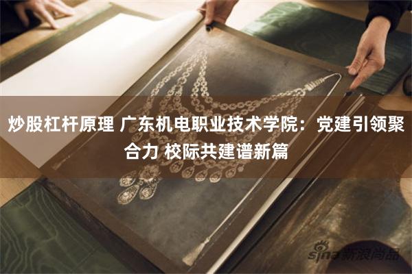 炒股杠杆原理 广东机电职业技术学院：党建引领聚合力 校际共建谱新篇