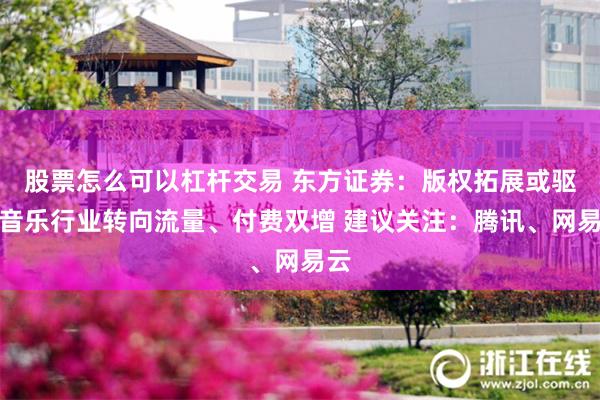 股票怎么可以杠杆交易 东方证券：版权拓展或驱动音乐行业转向流量、付费双增 建议关注：腾讯、网易云