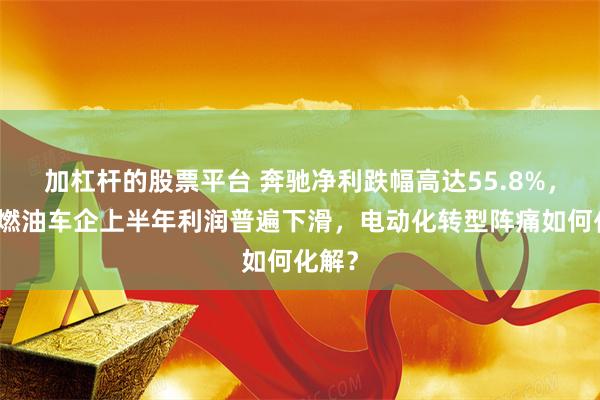 加杠杆的股票平台 奔驰净利跌幅高达55.8%，老牌燃油车企上半年利润普遍下滑，电动化转型阵痛如何化解？