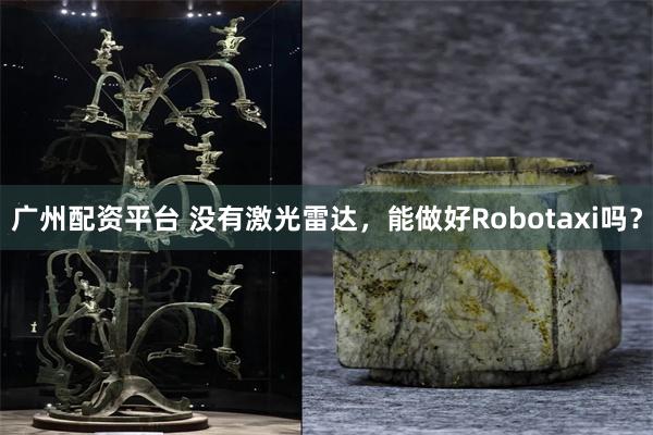 广州配资平台 没有激光雷达，能做好Robotaxi吗？