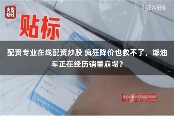 配资专业在线配资炒股 疯狂降价也救不了，燃油车正在经历销量崩塌？