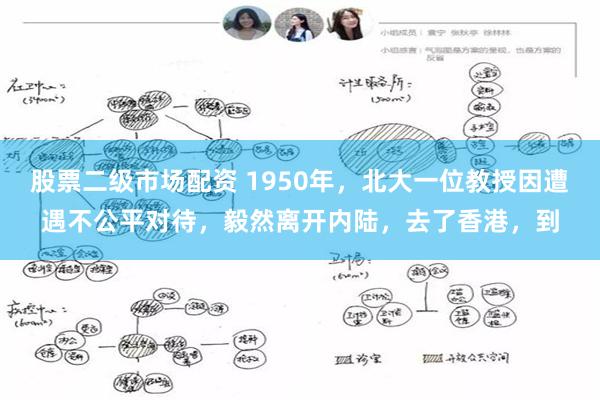 股票二级市场配资 1950年，北大一位教授因遭遇不公平对待，毅然离开内陆，去了香港，到